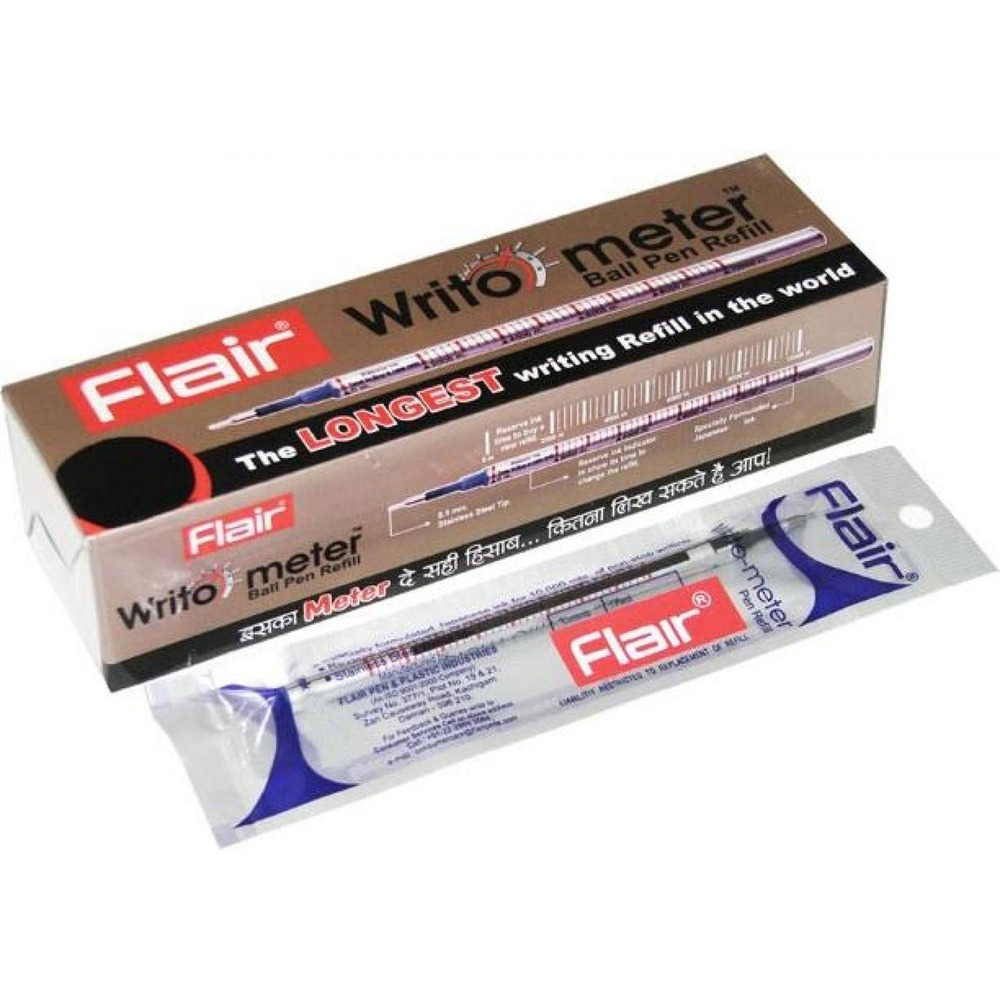 Стержень кульковий Flair 1W чорний для Writometer ball.10км
