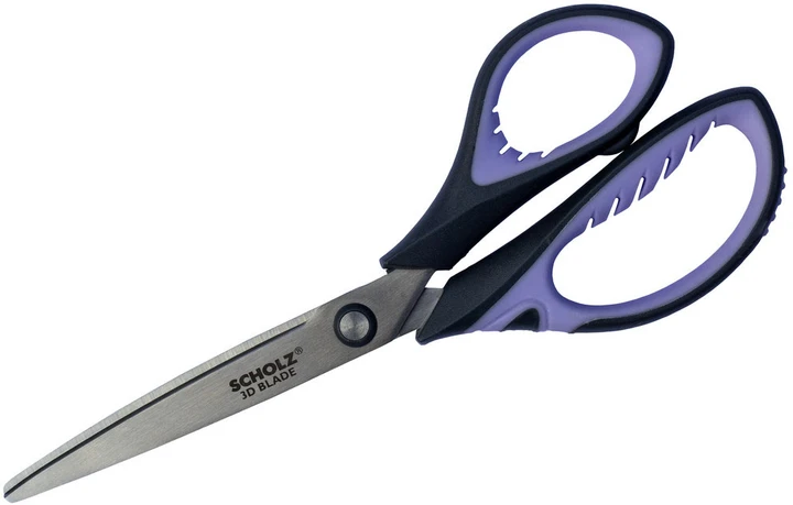 Ножиці офісні SCHOLZ BLADE 21см 3D прогумовані ручки (4206SCH). Фото 3