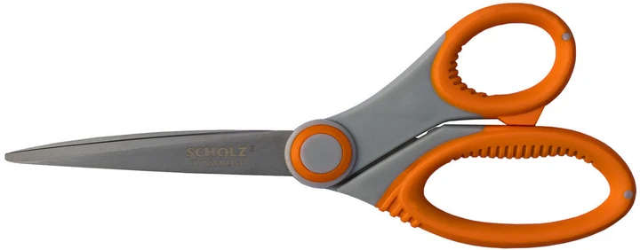 Ножиці офісні SCHOLZ TITANIUM 20см посилені прогумовані ручки (4261SCH). Фото 2