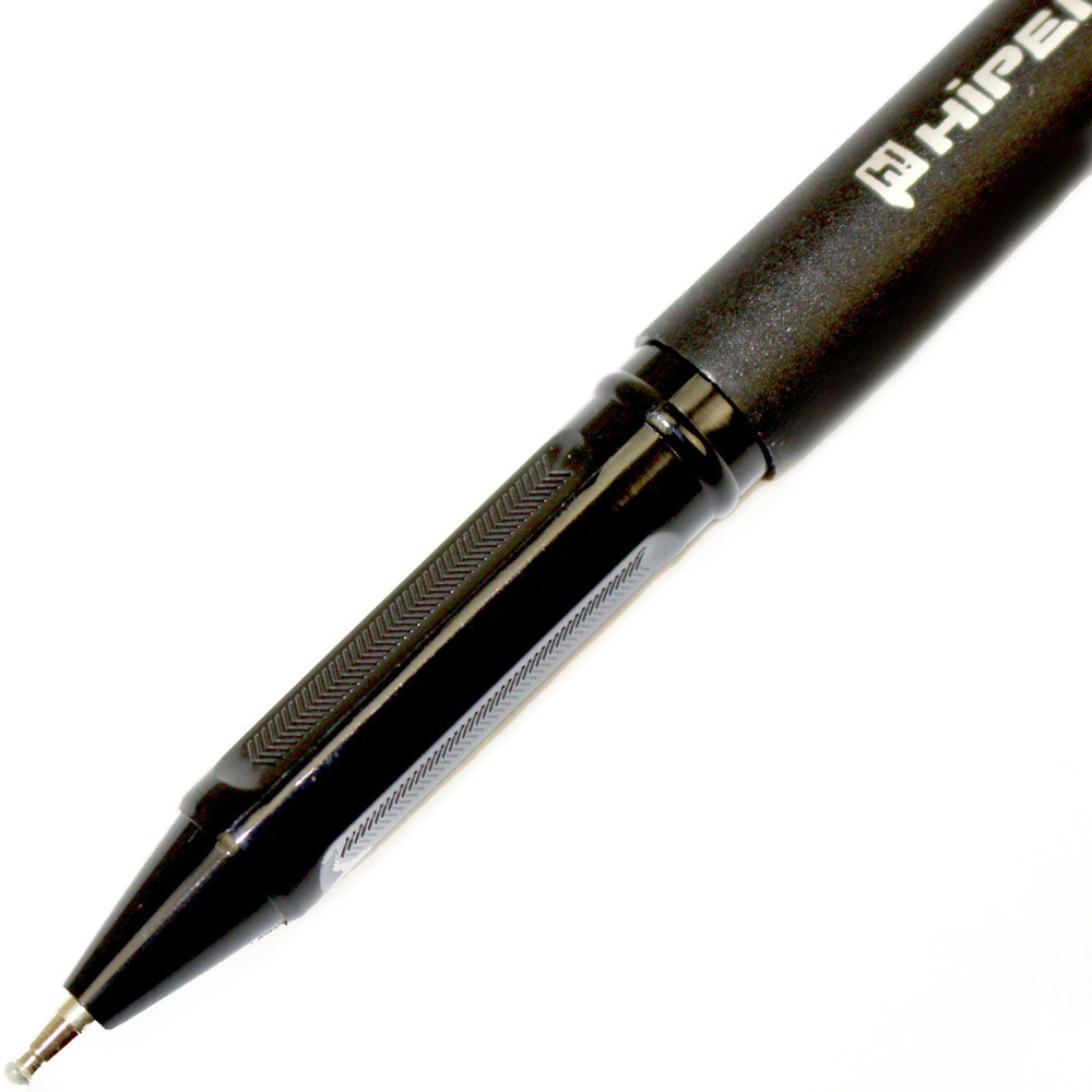 Ручка Hiper масляна Black Jet NEO 1.0мм (чорна) HO-150. Фото 4