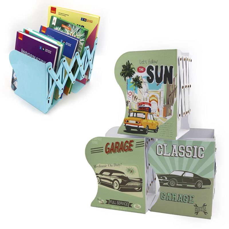 Підставка для книг Josef Otten металева Cars 21х19 см мікс 666-769-B