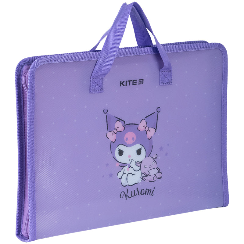 Папка-портфель на блискавці Kite Kuromi HK24-202, 1 відділення, A4. Фото 2