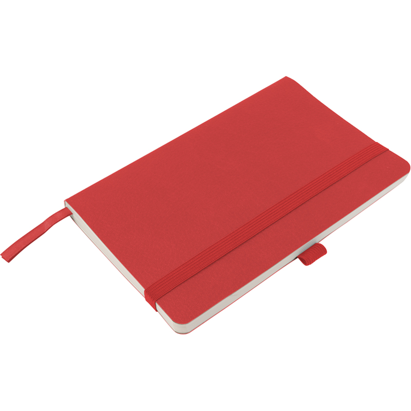 Книга записна Axent Partner Soft Skin 8616-06-A, A5-, 125x195 мм, 96 аркушів, клітинка, гнучка обкладинка, червона. Фото 3