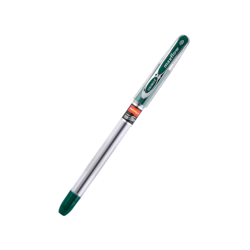 Ручка кулькова Unimax Maxflow, зелена UX-117-04. Фото 2