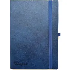 Щоденник недатований Bourgeois А5, клітинка, штучна шкіра 00-00029380