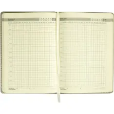 Щоденник недатований Bourgeois А5, клітинка, штучна шкіра 00-00029380. Фото 2