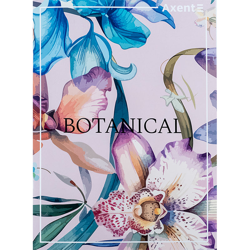 Зошит для записів Axent А4, 96 аркушів, клітинка, Botanical 4782-8-A