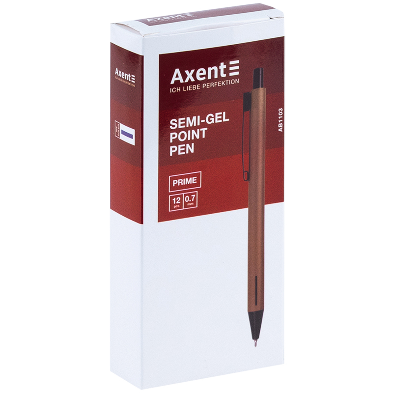 Ручка кулькова автоматична Axent Prime AB1103-35-02-A, 0.7 мм, синя. Фото 2