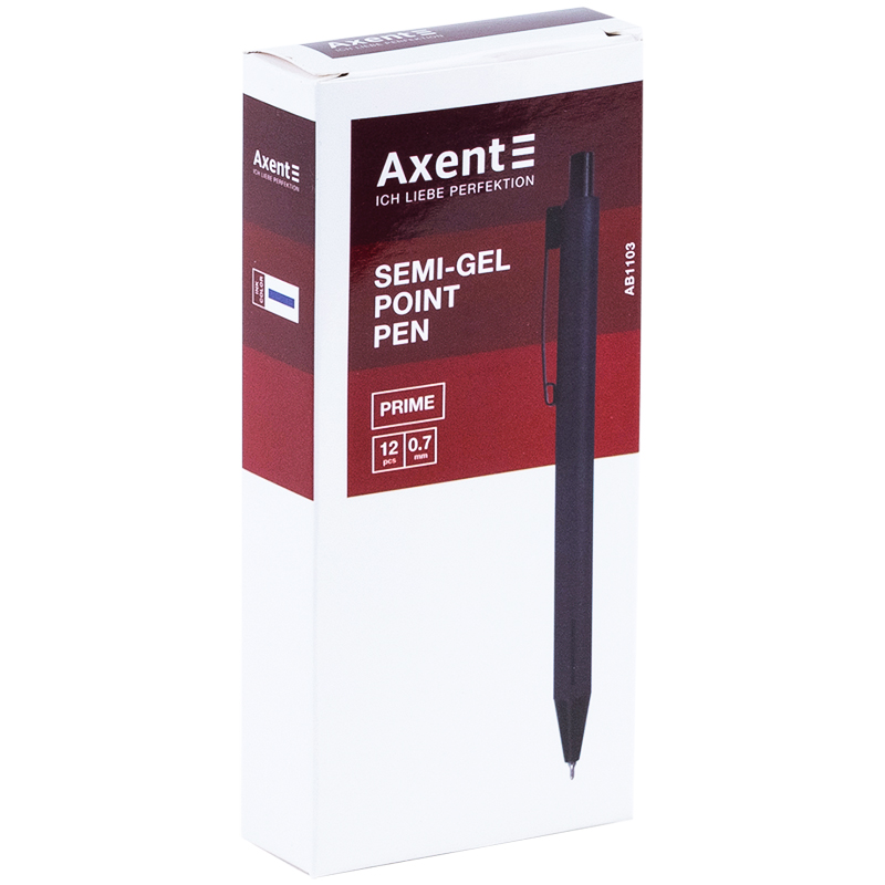Ручка кулькова автоматична Axent Prime AB1103-02-02-A, 0.7 мм, синя. Фото 2
