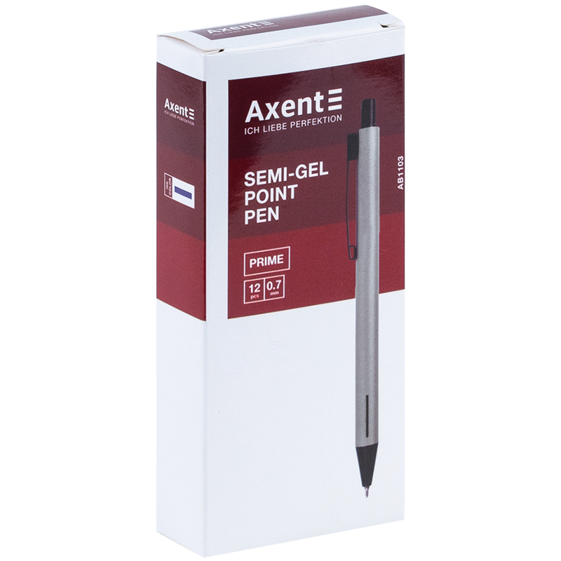Ручка кулькова автоматична Axent Prime AB1103-34-02-A, 0.7 мм, синя. Фото 2