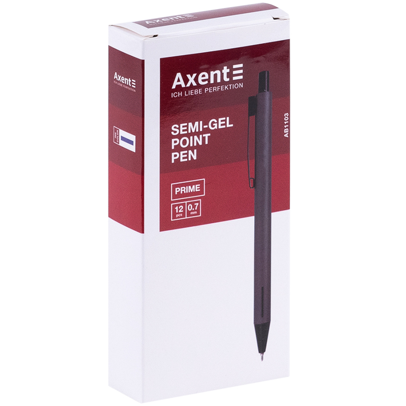 Ручка кулькова автоматична Axent Prime AB1103-03-02-A, 0.7 мм, синя. Фото 2