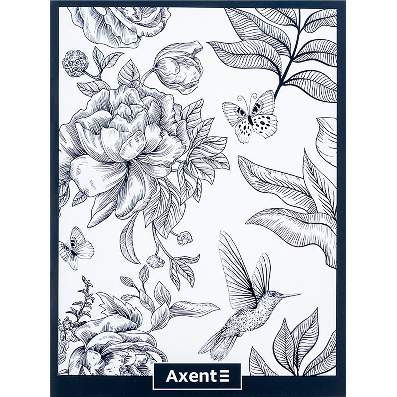 Зошит для записів Axent А4, 48 аркушів, клітинка, синій 4780-6-A