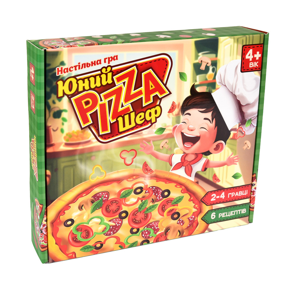 Настільна гра Strateg - Юний Pizza Шеф українською мовою 30781