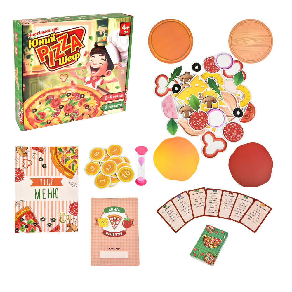 Настільна гра Strateg - Юний Pizza Шеф українською мовою 30781. Фото 2
