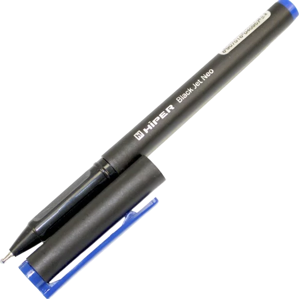 Ручка Hiper масляна Black Jet NEO 1.0мм (синя) HO-150. Фото 2