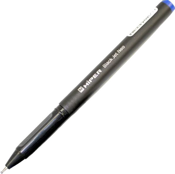 Ручка Hiper масляна Black Jet NEO 1.0мм (синя) HO-150. Фото 3