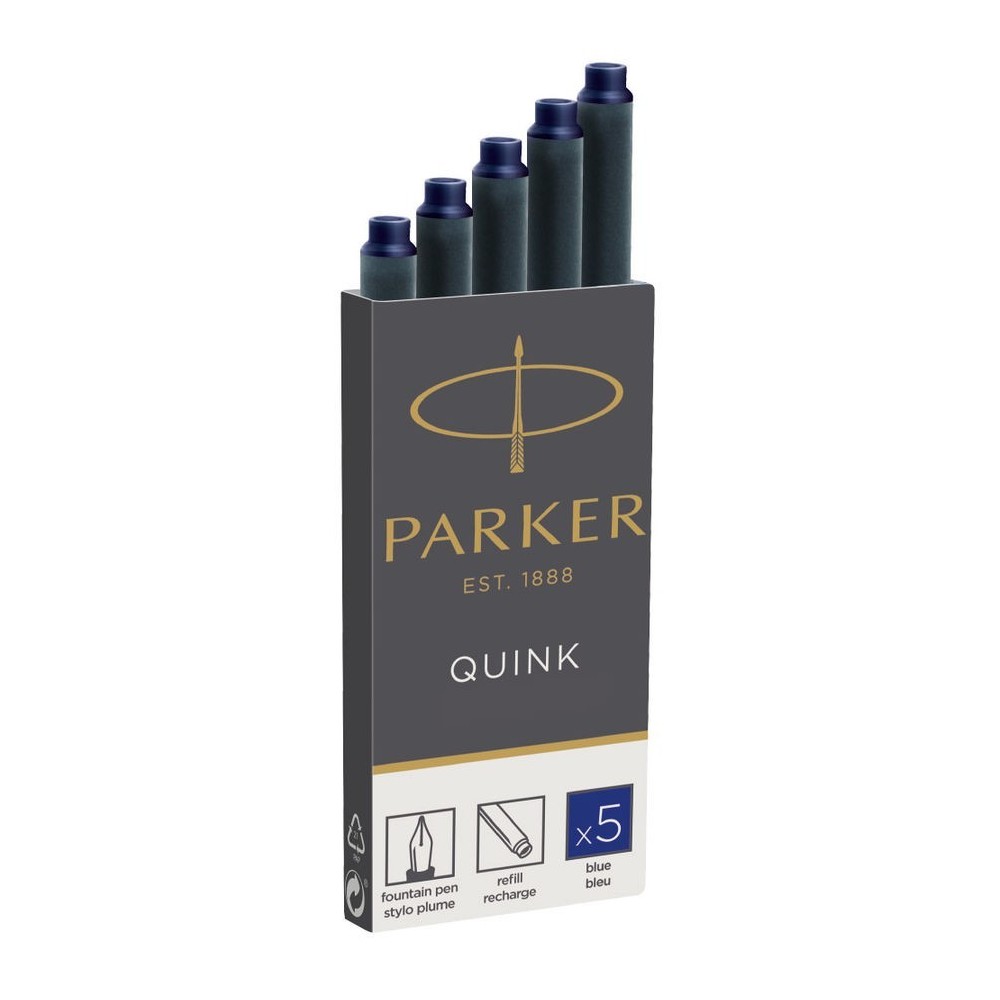 Картриджі Parker Quink міні 6шт сині 11 510BLU 