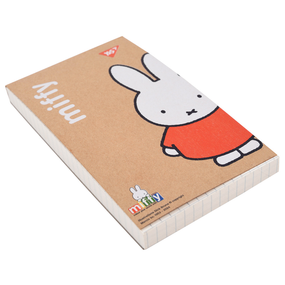 Блокнот YES А7+ 80 аркушів клітинка  Miffy 152013. Фото 2