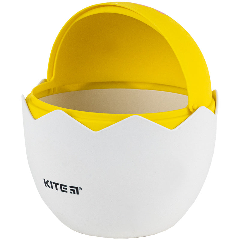 Настільний контейнер для сміття Kite K24-009-3, жовтий. Фото 3