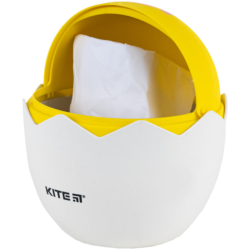 Настільний контейнер для сміття Kite K24-009-3, жовтий. Фото 4