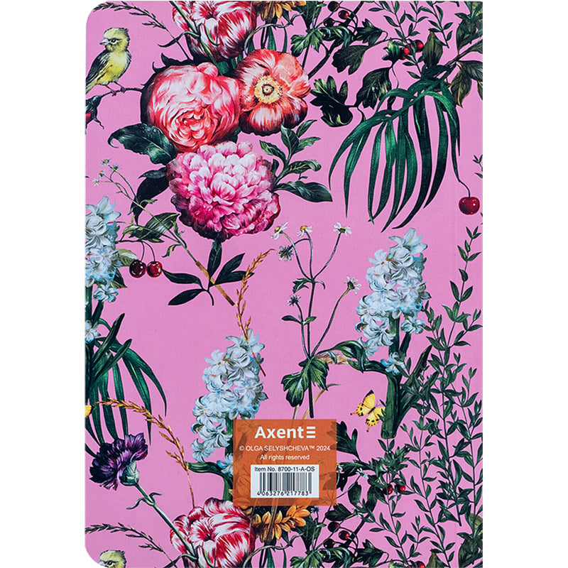Книга записна Axent Summer Time 8700-11-A-OS, A5, 80 аркушів, клітинка. Фото 5