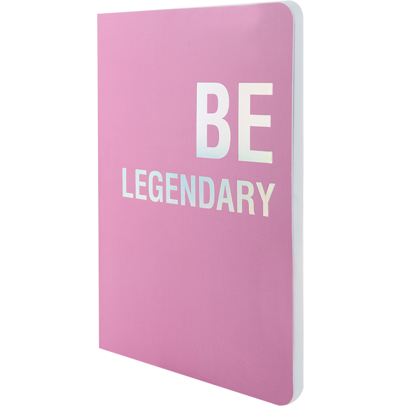 Книга записна Axent Motivation 8700-6-A, А5, 80 аркушів, клітинка, Be legendary. Фото 2