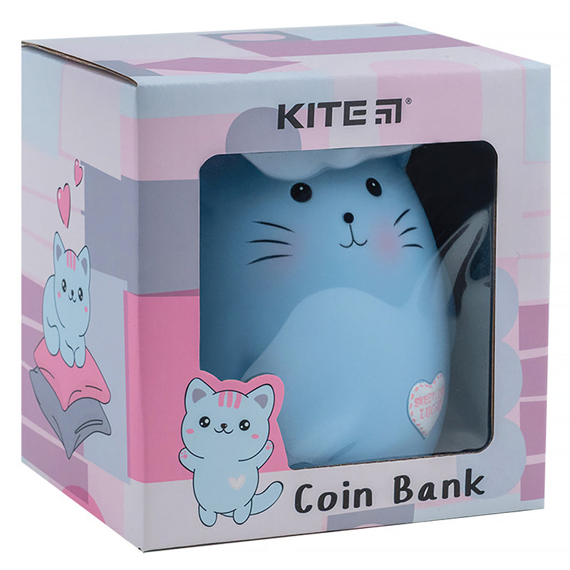 Скарбничка Kite blue cat K24-498-5. Фото 2