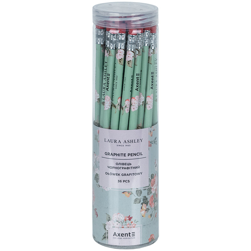 Олівець графітний Axent Laura Ashley, Timeless 9009-23-А, HB, 2.2 мм