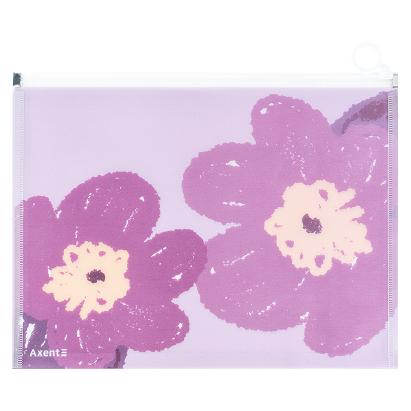 Папка на блискавці zip-lock Axent 1497-39-A Lavender-4, А4+. Фото 2