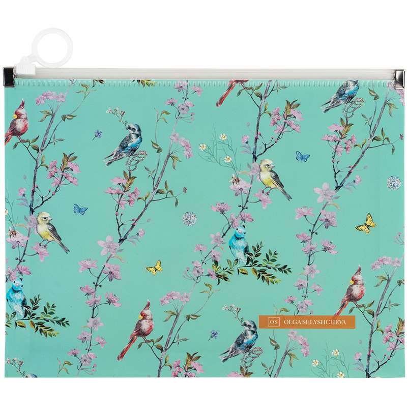 Папка на блискавці zip-lock Axent Olga Selyshcheva, Spring 1498-33-A, А5+