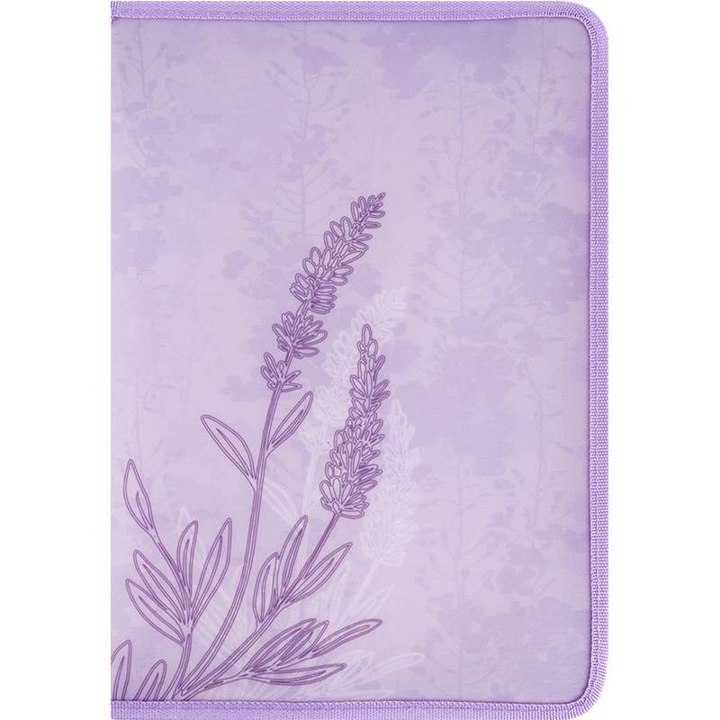 Папка об'ємна на блискавці Axent Lavender-2 1804-37-A, А4+