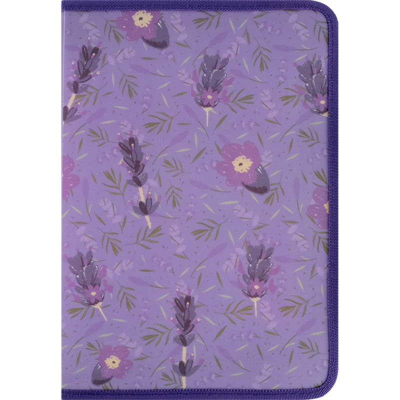 Папка об'ємна на блискавці Axent Lavender-4 1804-39-A, А4+