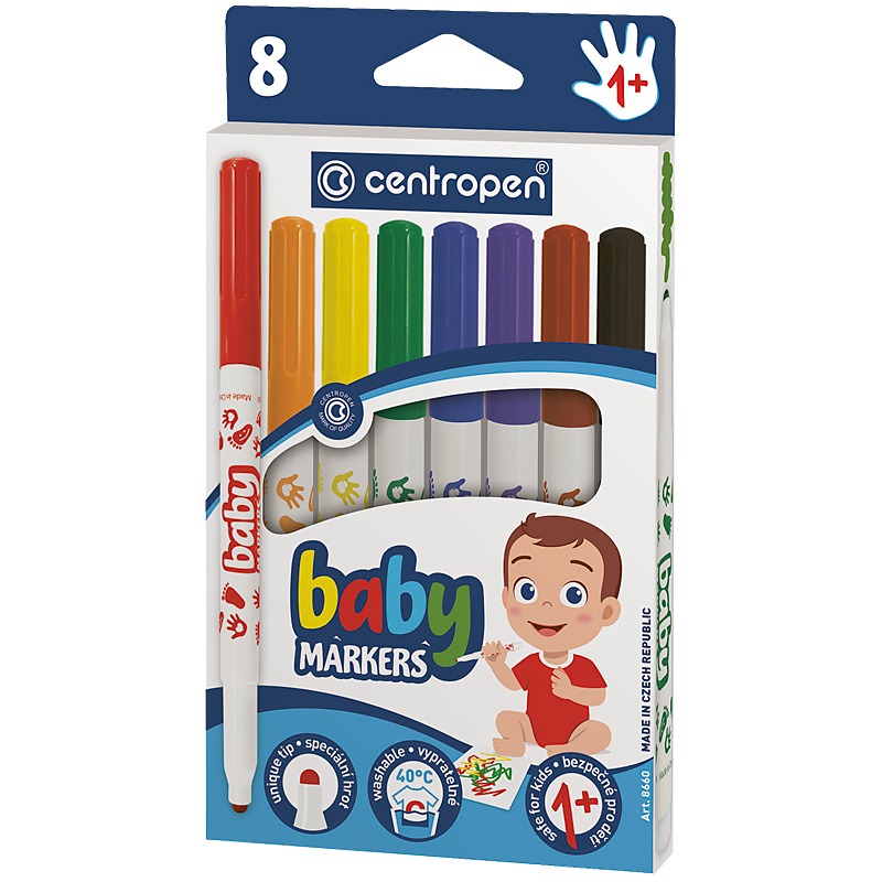 Фломастери Centropen Baby набір 8 шт 8660/08