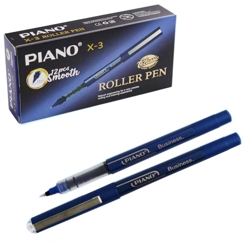 Ручка ролер PIANO Business X-3 синій