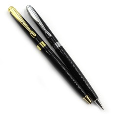 Ручка Baixin кулькова, металевий корпус, синя BP861(4,5,6)