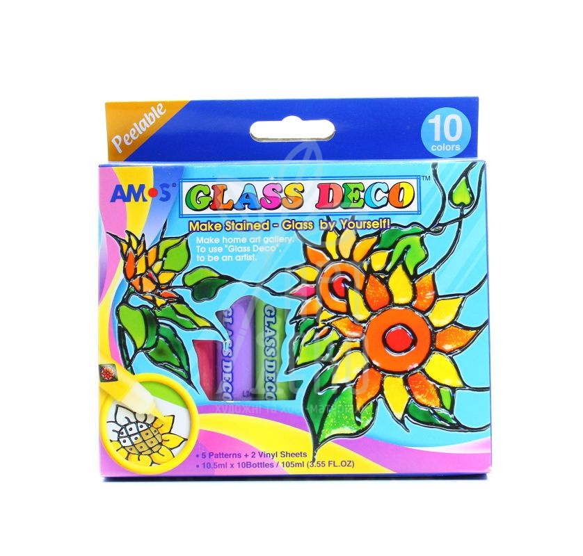 Набір для творчості Amos Glass Deco  - Соняшники GD10P10
