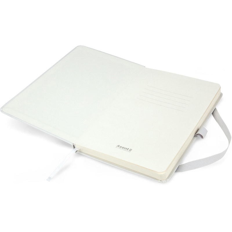 Книга записна Axent Partner 8306-21-A, A5, 125x195 мм, 96 аркушів, крапка, тверда обкладинка, біла. Фото 4