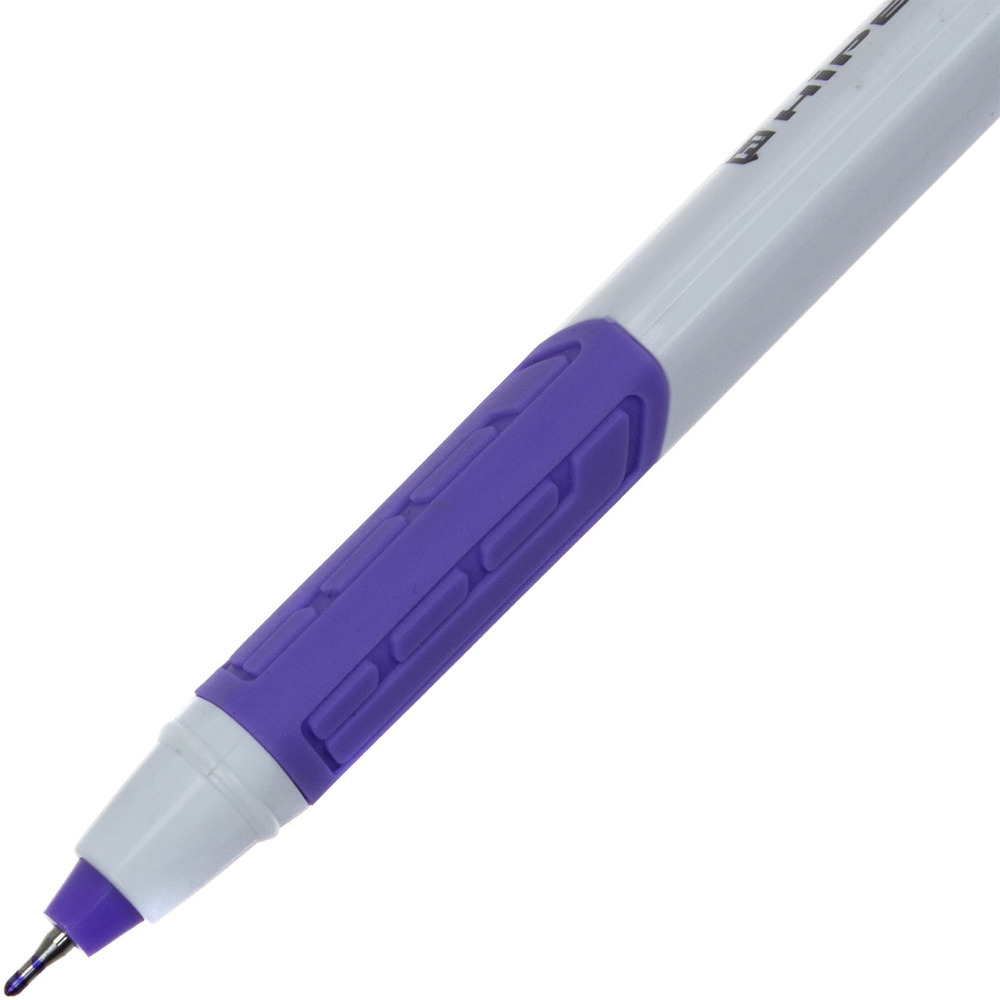 Ручка Hiper гелева WHITE SHARK фіолетова HG-811. Фото 3