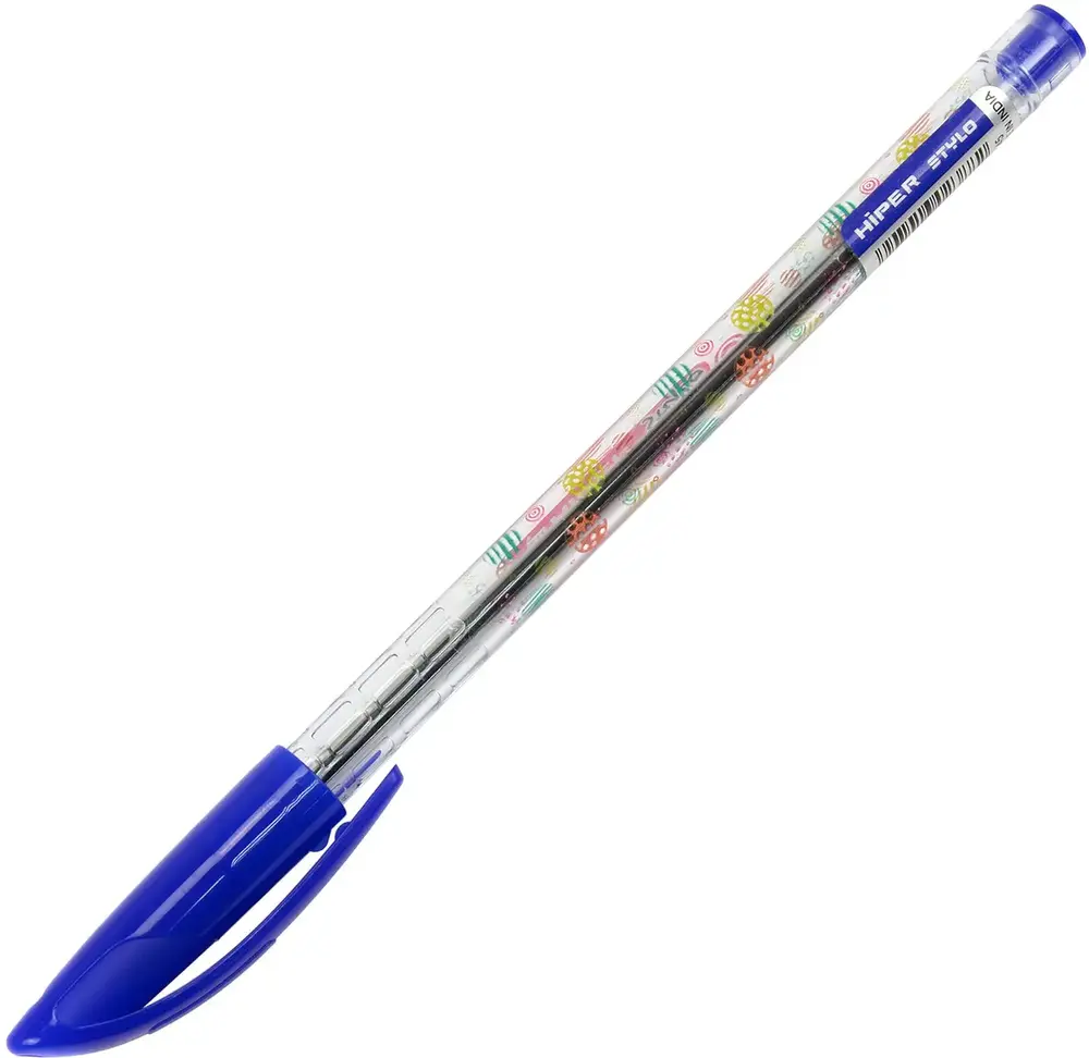 Ручка Hiper масляна дитяча STYLO синя HO-545