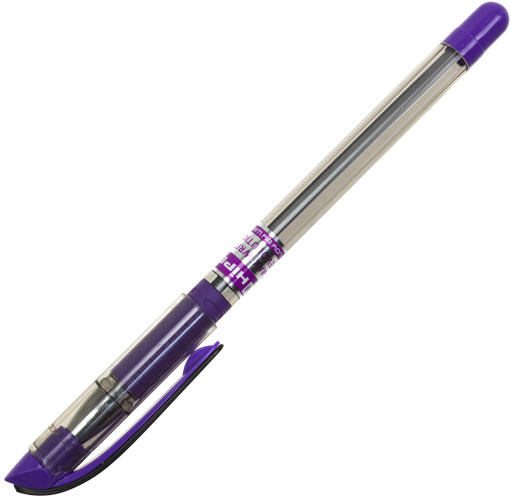 Ручка Hiper масляна MAX WRITER фіолетова HO-335