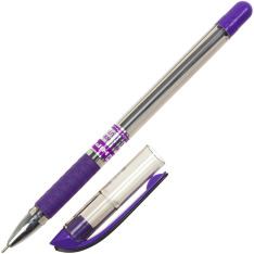 Ручка Hiper масляна MAX WRITER фіолетова HO-335. Фото 2