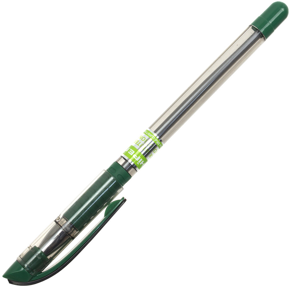 Ручка Hiper масляна MAX WRITER зелена HO-335