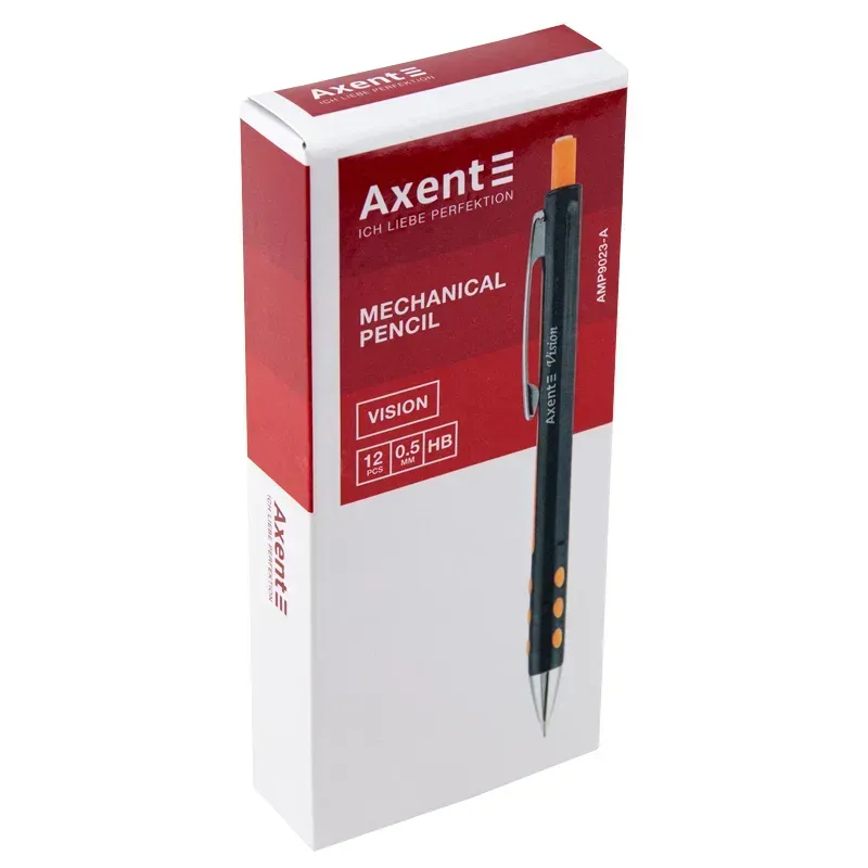 Олівець механічний Axent Vision AMP9023-A з гумкою, HB, 0.5 мм