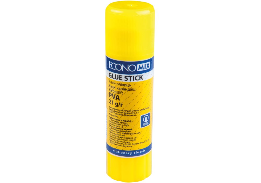 Клей-олівець Economix основа PVA 21г E41204 (24 шт)
