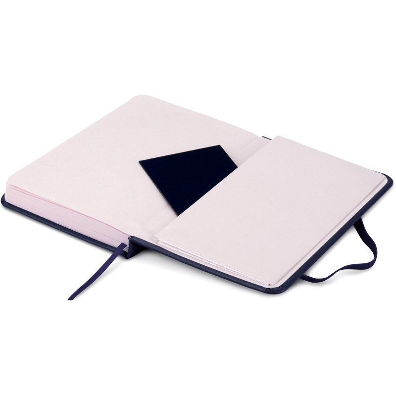 Книга записна Axent Partner 8301-02-A, A6-, 95x140 мм, 96 аркушів, клітинка, тверда обкладинка, синя. Фото 5