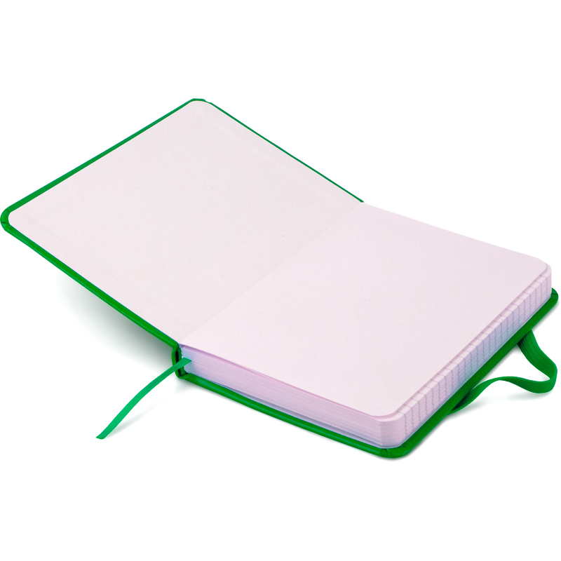 Книга записна Axent Partner 8301-04-A, A6-, 95x140 мм, 96 аркушів, клітинка, тверда обкладинка, салатова. Фото 6