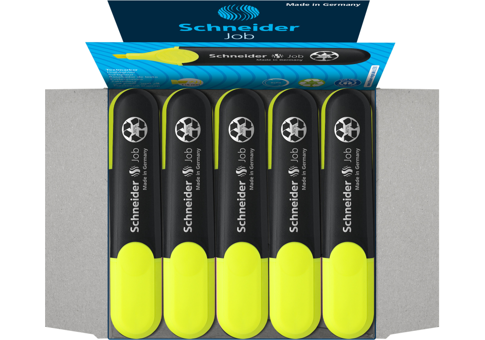 Маркер текстовий SCHNEIDER JOB 150 жовтий S1505