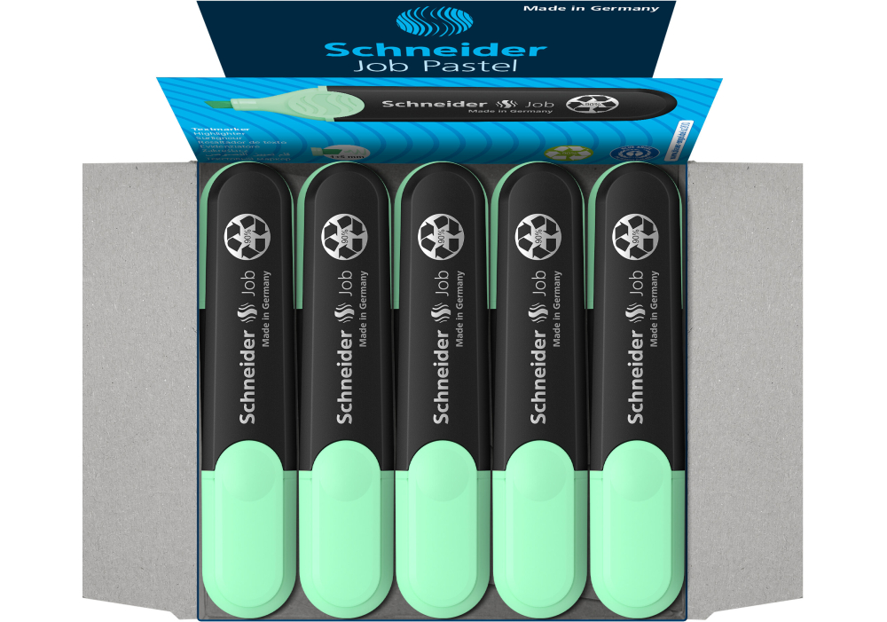 Маркер текстовий SCHNEIDER JOB 150 м'ятний S1524