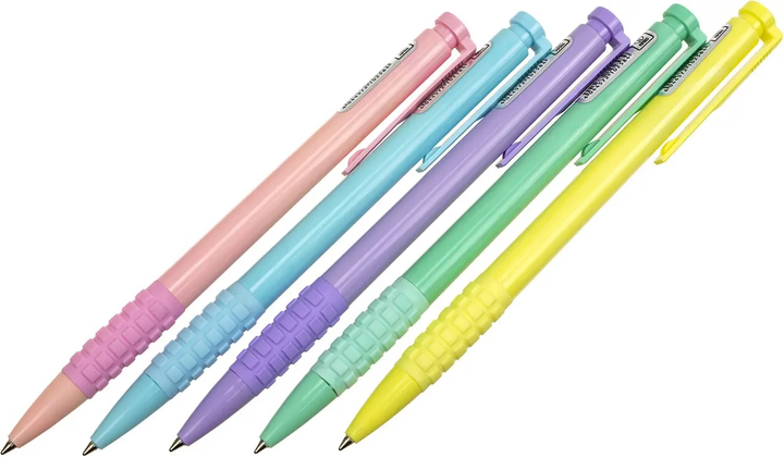 Ручка Economix E10258 автоматична Mercury Pastel 0,5 мм. синя
