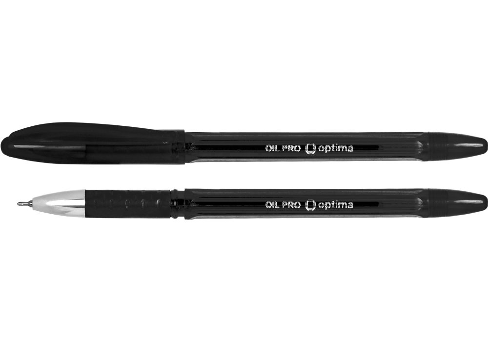 Ручка Optima масляна OIL PRO 0,5 мм чорний O15616-01